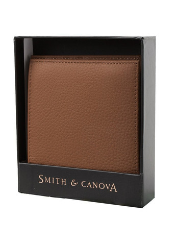 Чоловічий шкіряний гаманець Smith & Canova 90013 (Tan) Smith&Canova (262087195)