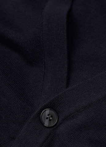 Темно-синий демисезонный кардиган H&M