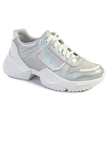 Срібні осінні кросівки жіночі бренду 8401281_(700) ModaMilano