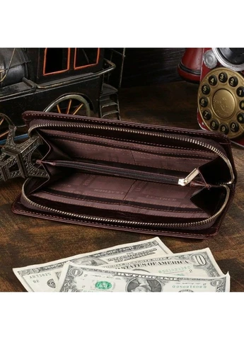 Чоловічий шкіряний клатч 14196 Коричневий Vintage (262891760)