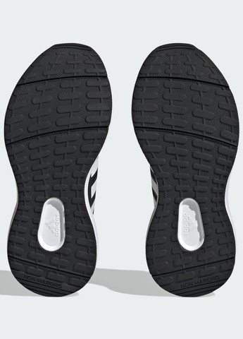 Чорні всесезонні кросівки fortarun 2.0 cloudfoam lace adidas