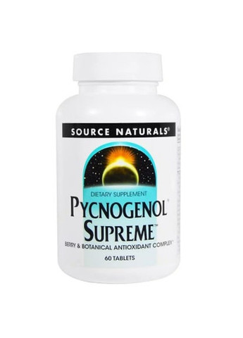 Pycnogenol Supreme 60 Tabs Source Naturals (257342573)