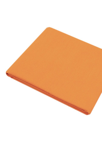 Простынь Home premium ранфорс - Оранжевый 160*200+25 на резинке Iris (258296836)