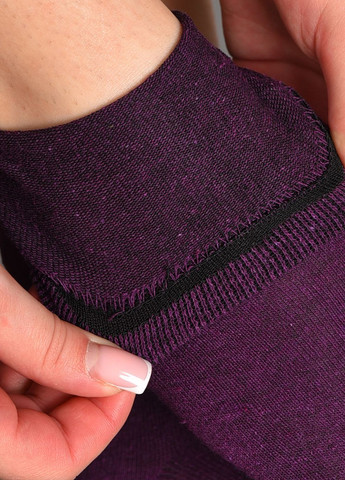Шкарпетки жіночі демісезонні фіолетового кольору розмір 35-41 Let's Shop (277983337)