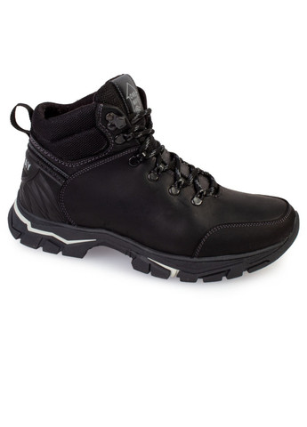 Черные зимние ботинки мужские бренда 9501020_(1) One Way