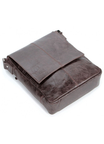 Чоловіча шкіряна сіро-коричнева сумка 00796 Shvigel (269994294)