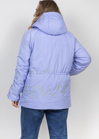 Лавандовая демисезонная короткая женская демисезонная куртка DIMODA Демісезонна жіноча куртка від українського виробника