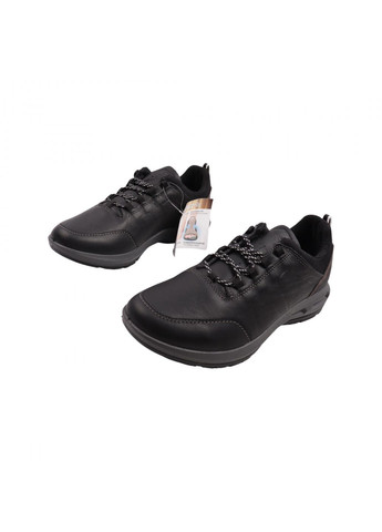Чорні кросівки чоловічі gri sport чорні натуральна шкіра Grisport 93-22DTS