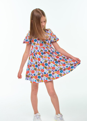 Лавандовое платье вискозное с цветочным принтом лавандовое Yumster (259685581)