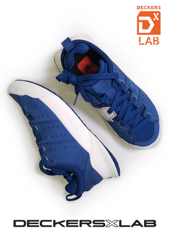 Синие кроссовки мужские Deckers X Lab X-SCAPE NBK Low