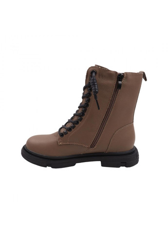 Черевики жіночі хакі натуральна шкіра Berkonty 411-22DHC (257444443)