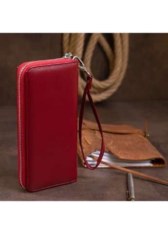 Жіночий шкіряний гаманець ST Leather 19293 Бордовий ST Leather Accessories (262453796)