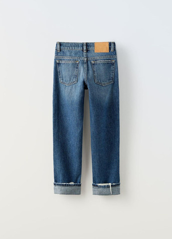 Голубые джинсы детские для мальчика original fit 6688/691 голубой Zara