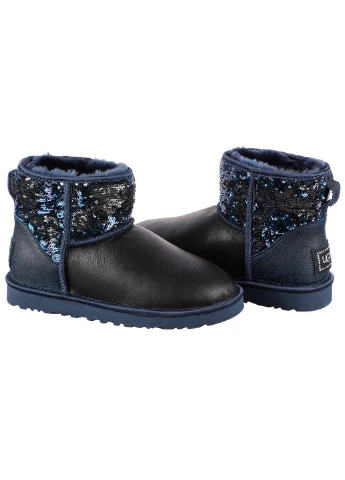 Женские угги Classic Mini Sparkles Camo Metallic 58541 UGG (270091146)