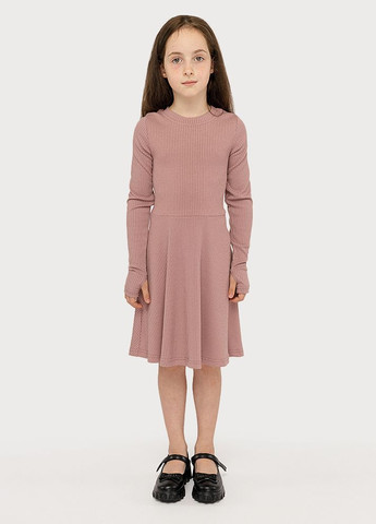 Світло-рожева сукня для дівчинки колір пудровий цб-00221642 Jak Pani (260210808)