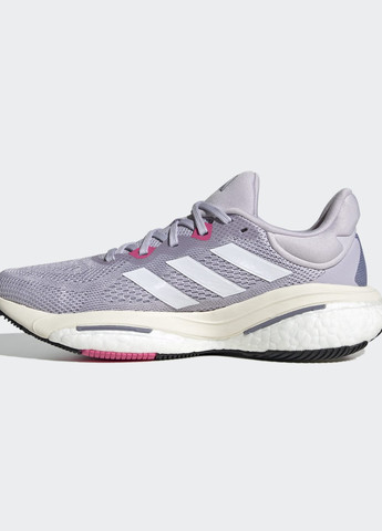 Фиолетовые всесезонные кроссовки solarglide 6 adidas