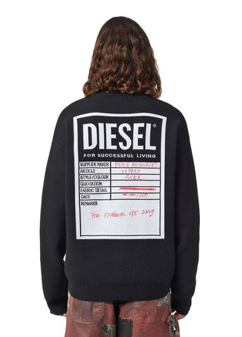 Черный свитер Diesel