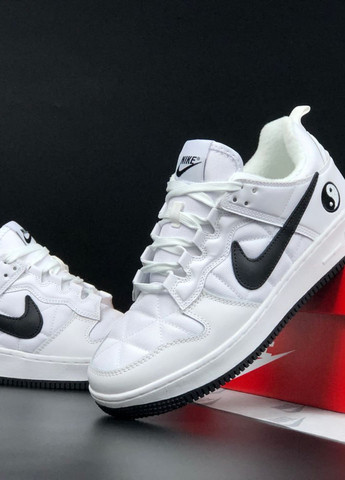 Белые зимние мужские кроссовки air force cpfm 1 (реплика) белые Nike