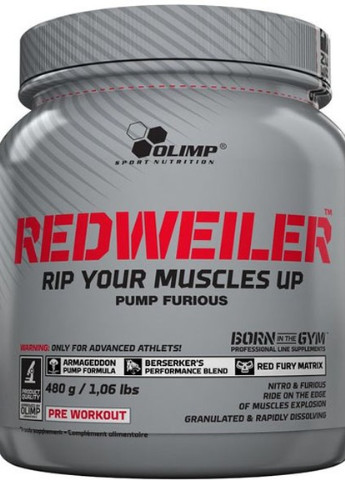 Olimp Nutrition RedWeiler 480 g /40 servings/ Orange Olimp Sport Nutrition (256725338)