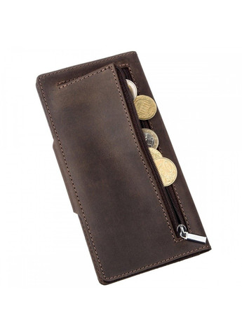 Мужской кошелёк из винтажной кожи 16180 Коричневый Shvigel (262524167)