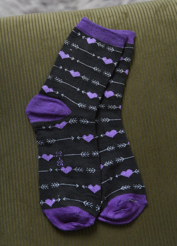 Носки для девочки черного цвета с рисунком Let's Shop (269387607)
