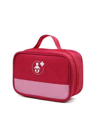 Аптечка сумка органайзер компактна портативна для медикаментів подорожей будинку 19х8х13 см (474868-Prob) Червона Unbranded (260044508)