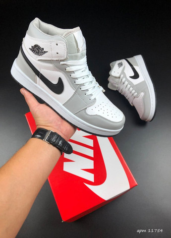 Світло-сірі Осінні кросівки чоловічі, китай Nike Air Jordan