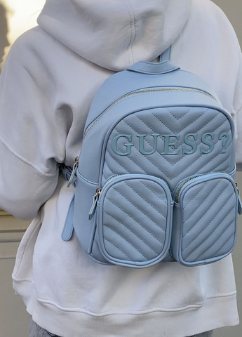 Жіночий рюкзак блакитний Guess (275864273)