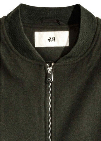 Темно-зеленый Бомбер H&M