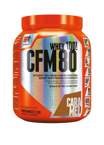 Протеин CFM Instant Whey 80 1000 g (Caramel) Extrifit (263134573)