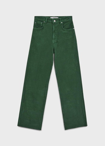 Зеленые брюки Stradivarius