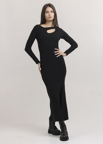 Черное кэжуал платье черное MZR