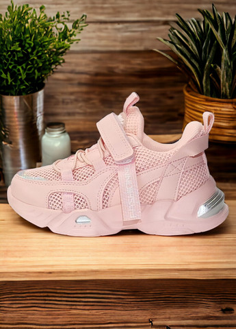 Светло-розовые демисезонные детские кроссовки для девочки том м 7981в Tom.M