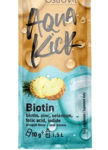 Aqua Kick Biotin 24 х 10 g Pineapple Ostrovit (256721751)