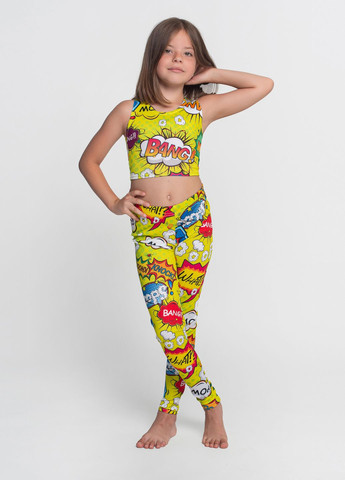 Салатовий спортивний костюм для дівчинки для гімнастики Total Pro fitness (276400651)