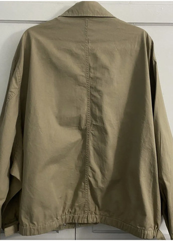 Оливкова (хакі) демісезонна жіноча саржева куртка н&м (56105) s хакі H&M