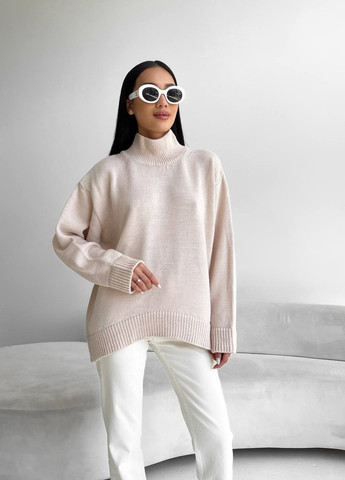 Жіночий светр колір бежевий р.42/46 441960 New Trend (263133781)