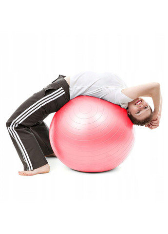 Мяч для фитнеса (фитбол) 75 см Anti-Burst FB0012 Pink Springos (258329382)