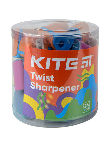 Точилка с контейнером Twist цвет разноцветный 00-00134305 Kite (259961170)