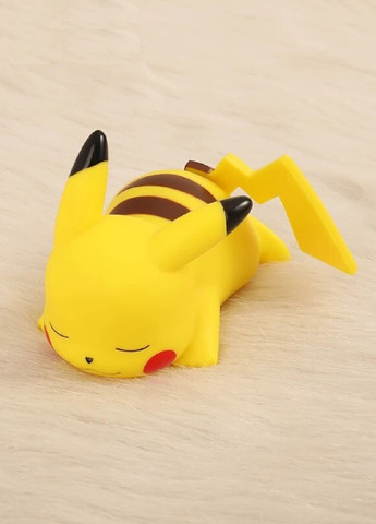 Настольный прикроватный светодиодный детский светильник ночник лампа игрушка на батарейках покемон (475390-Prob) Пикачу Unbranded (266823297)