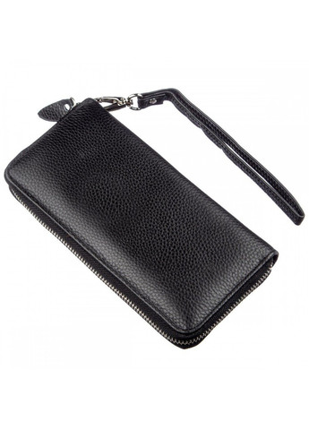 Жіночий чорний гаманець з натуральної шкіри ST Leather 18933 Чорний ST Leather Accessories (262453769)