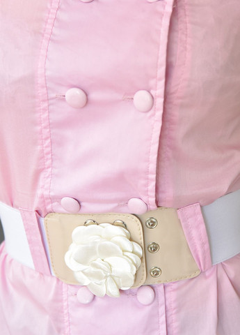 Светло-розовая летняя блуза женская светло-розового цвета на запах Let's Shop