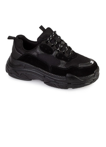 Черные демисезонные кроссовки женские бренда 8200215_(1) Stilli