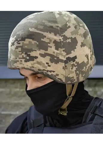 Кавер чехол на шлем каску маскировочный защитный тактический армейский военный на резинке трикотаж (474272-Prob) Пиксель Unbranded (257973904)