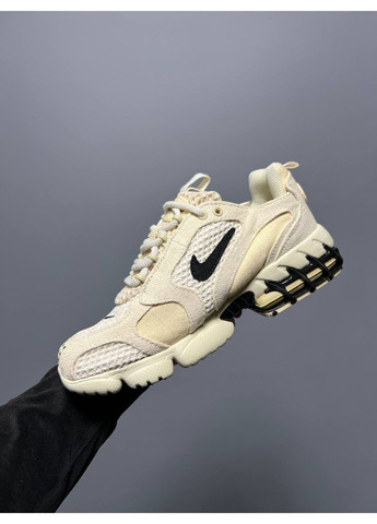 Бежеві Осінні кросівки чоловічі, вьетнам Nike Air Zoom Spiridon Caged “Fossil”