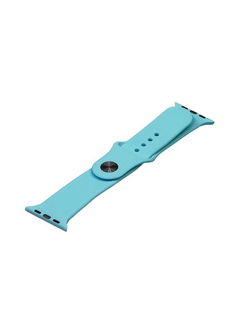 Ремінець силіконовий для Apple Watch Sport Band 42/ 44/ 45 колір блакитний ЦБ-00230845 Rainbow High (262290089)