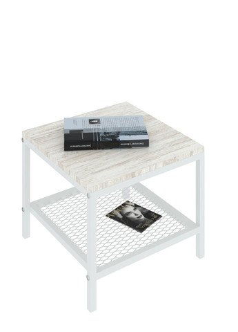 Журнальный стол P-2 55x55 Каньон белый Vian-Dizain (266899290)