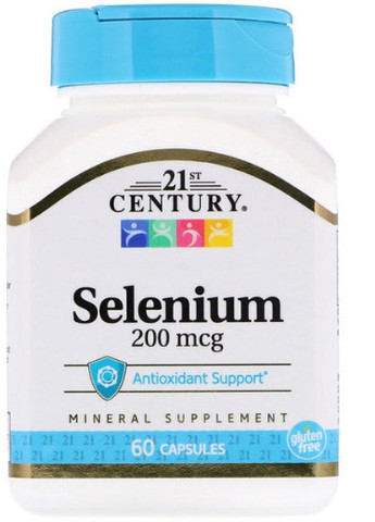 Selenium 200 mcg 60 Caps 21st Century (256724464)