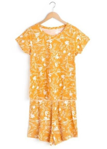 Желтая женская пижама, размер 42-44 Avon
