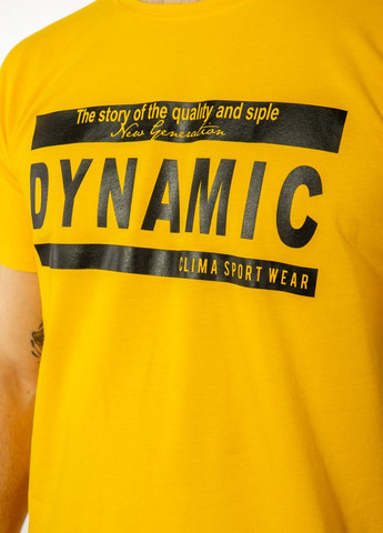 Желтая футболка с принтом (желтый) Time of Style